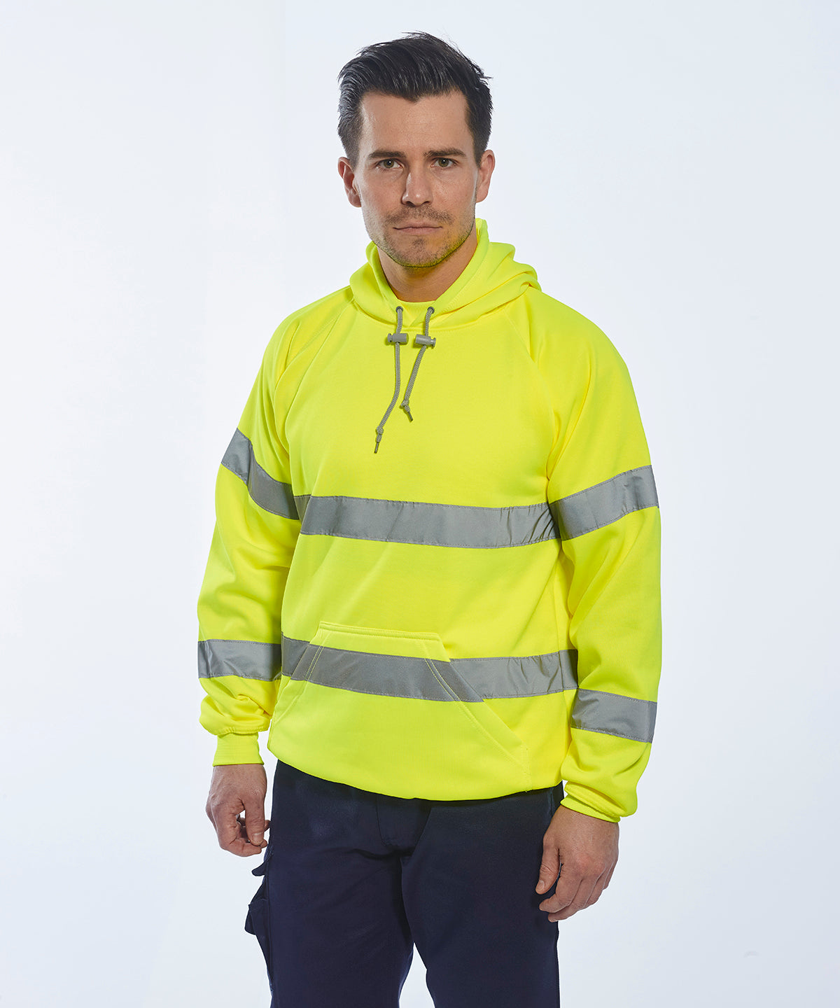 Hi-vis hooded sweatshirt (B304)