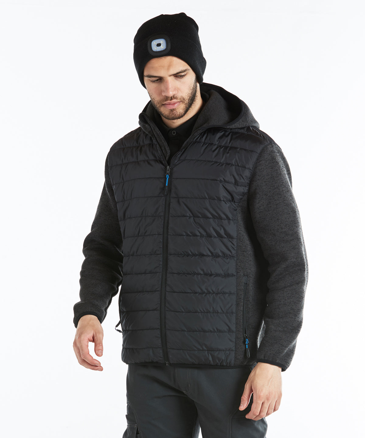 Hybrid baffle jacket