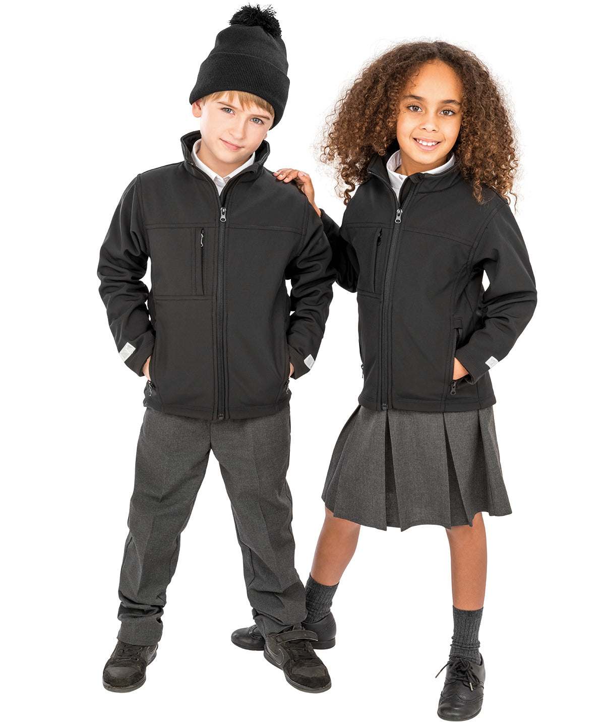 Junior classic softshell 3-layer jacket