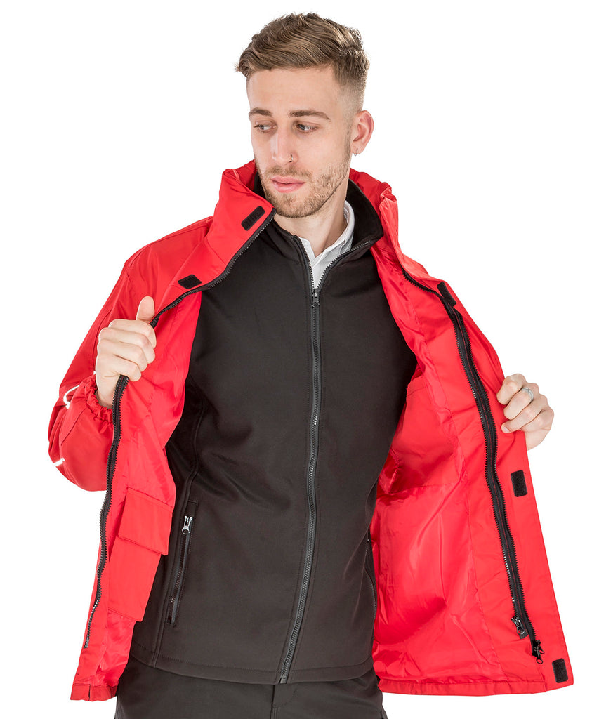 3-in1 CORE transit jacket with printable softshell inner