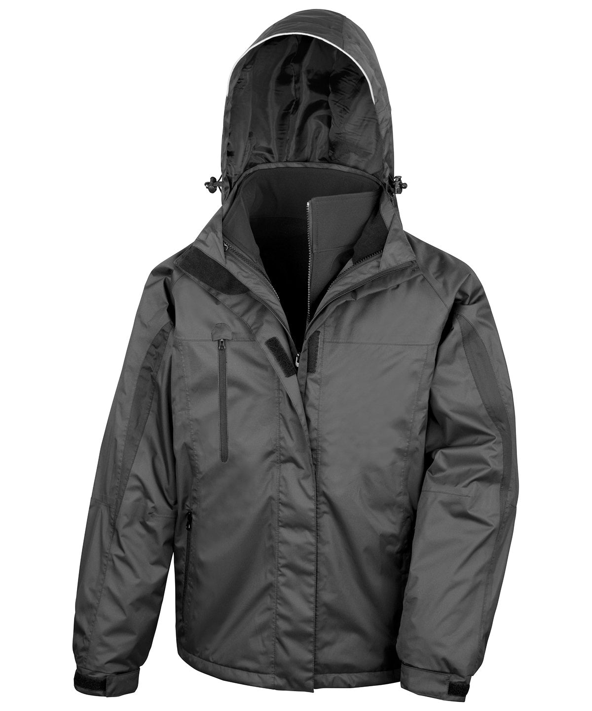 3-in-1 journey jacket with softshell inner