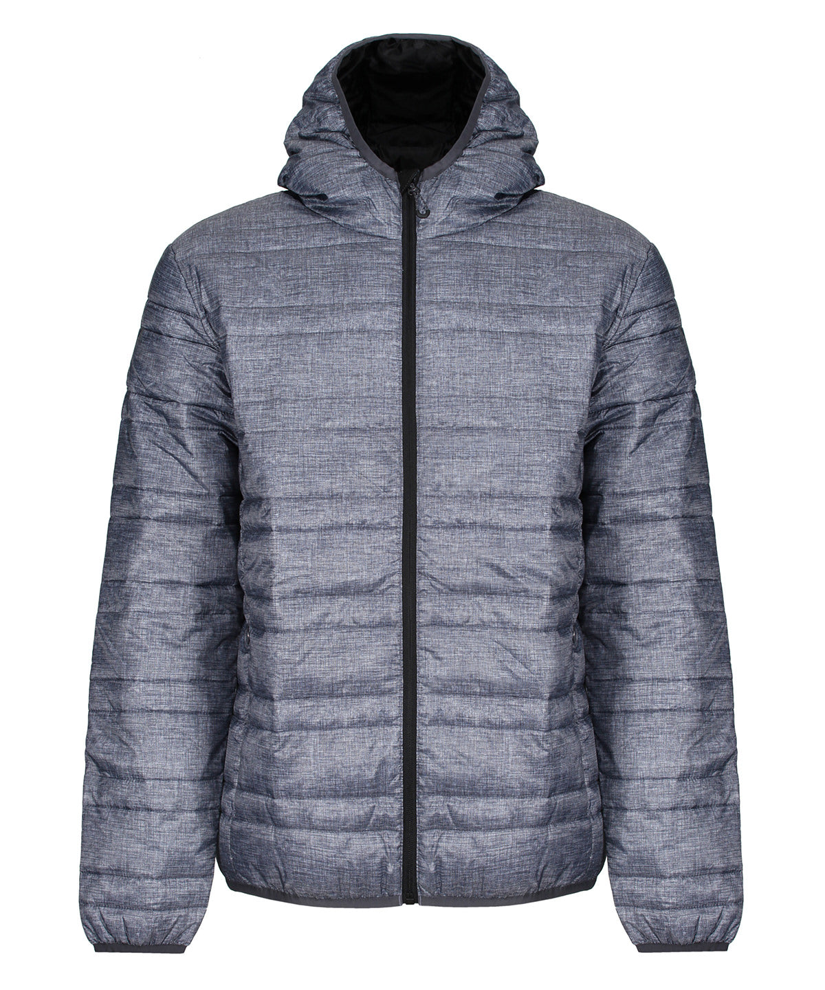 Hooded firedown packaway baffle jacket