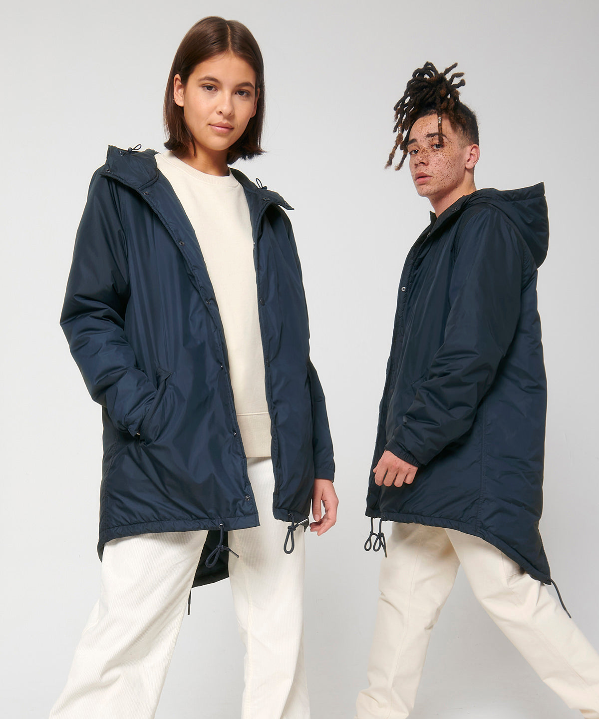 Unisex padded parka jacket