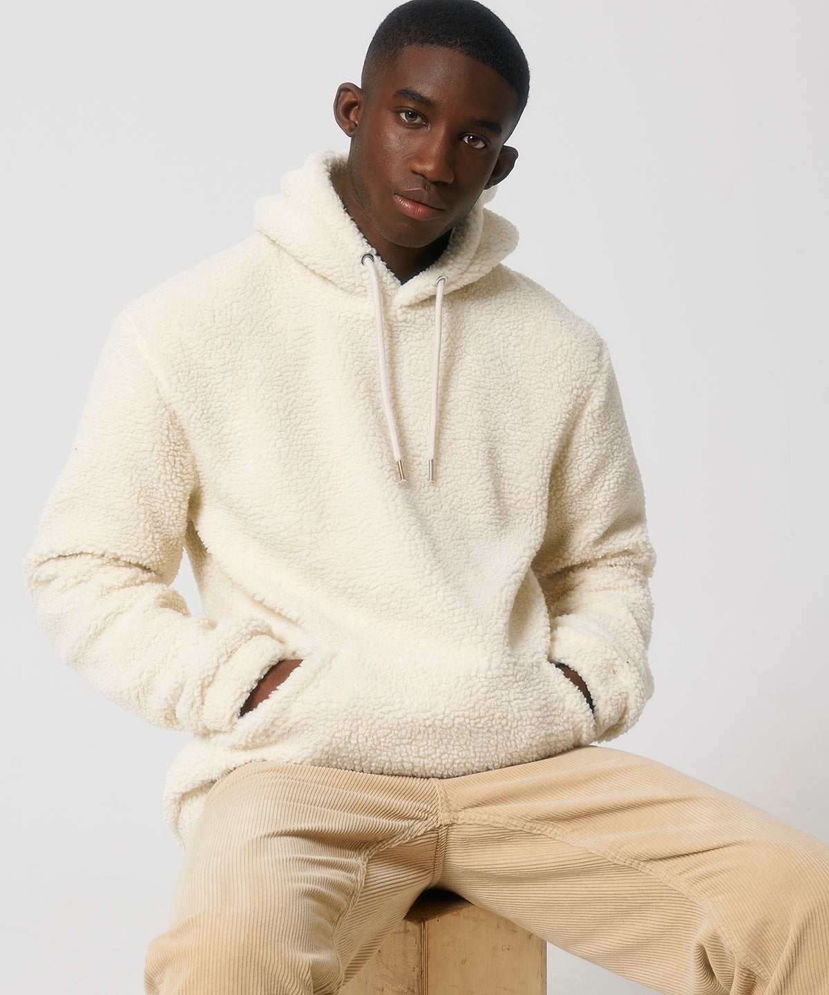 Unisex Snugger sherpa hoodie