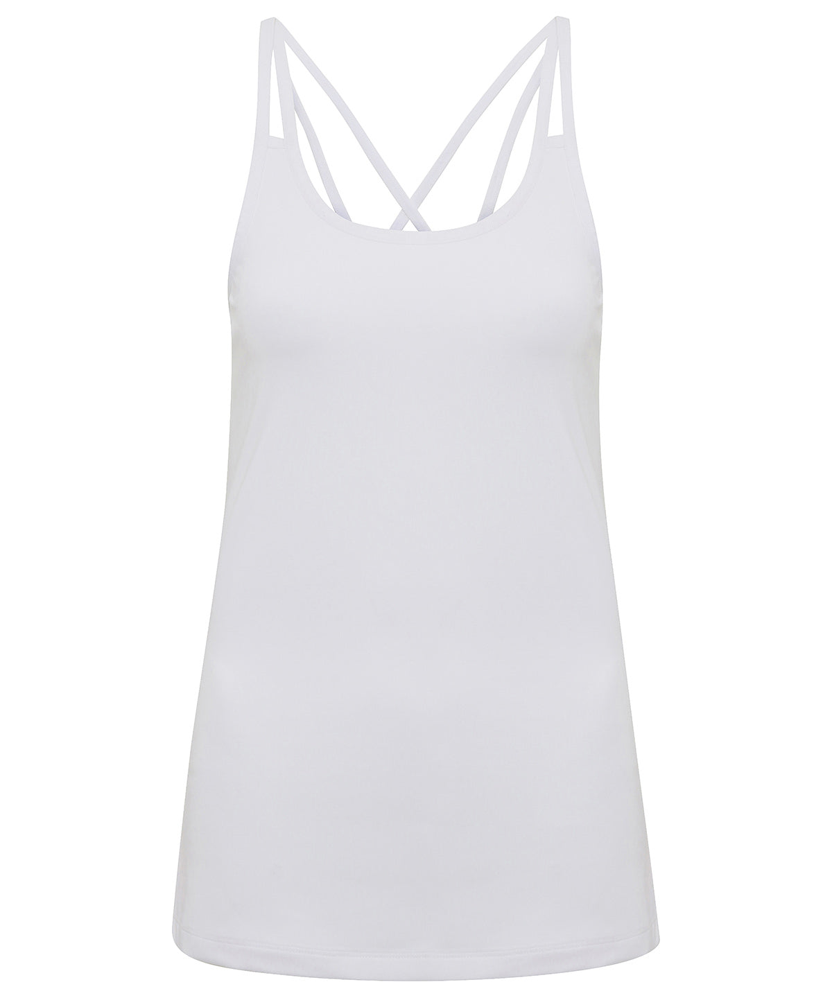 Women's TriDri® 'laser cut' spaghetti strap vest