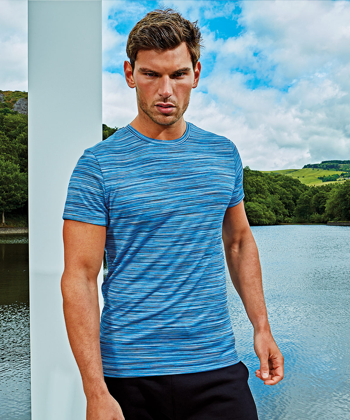TriDri® space dye performance t-shirt