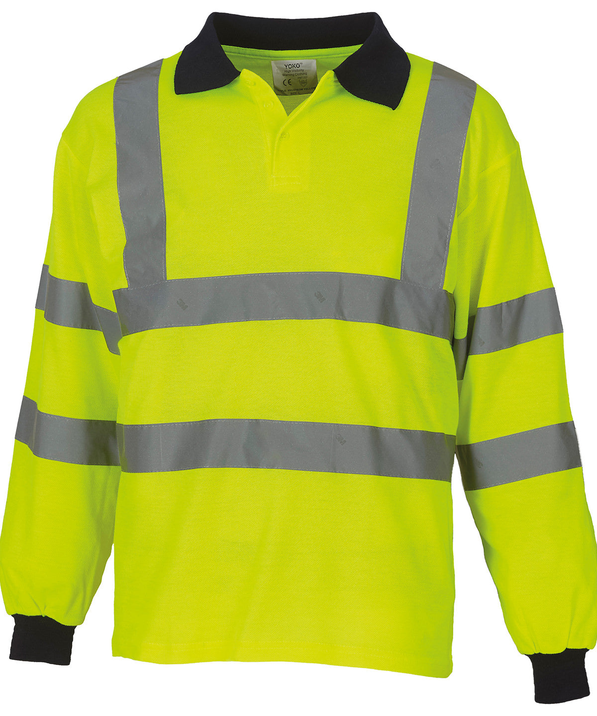 Hi-vis long sleeve polo (HVJ310)